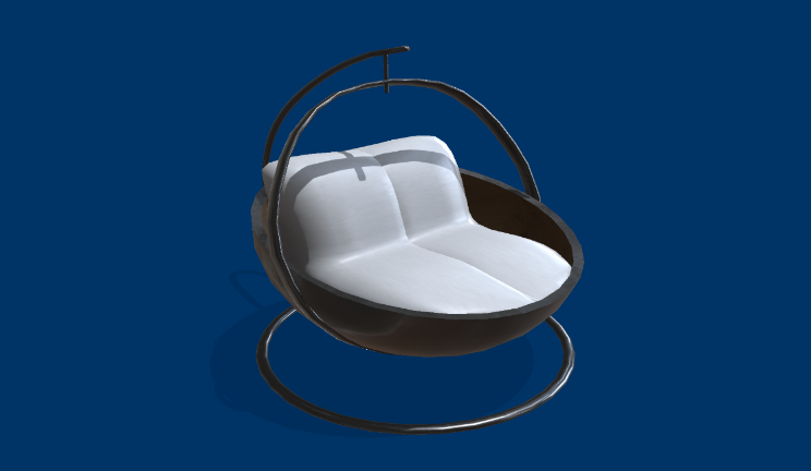 工业风悬空椅子gltf,glb模型下载，3d模型下载