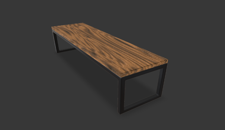长条桌家具家具,桌子gltf,glb模型下载，3d模型下载