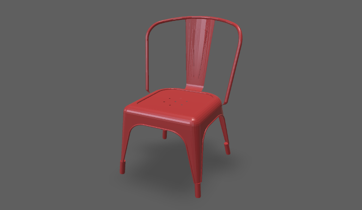 塑料椅子家具家具gltf,glb模型下载，3d模型下载