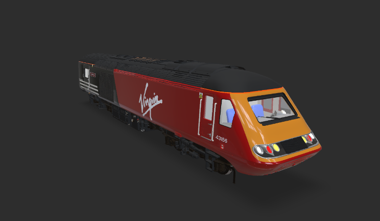 火车gltf,glb模型下载，3d模型下载