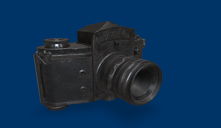 老式相机gltf,glb模型下载，3d模型下载