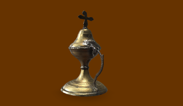 青铜香炉文物雕塑青铜,文物gltf,glb模型下载，3d模型下载