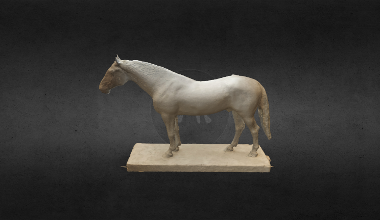 马雕塑文物雕塑动物,哺乳动物gltf,glb模型下载，3d模型下载
