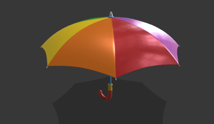 伞gltf,glb模型下载，3d模型下载