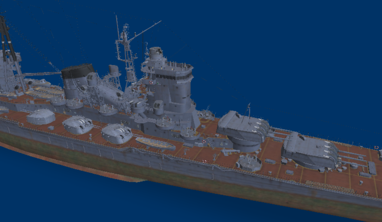 轻巡洋舰船艇船,舰艇,航空母舰gltf,glb模型下载，3d模型下载