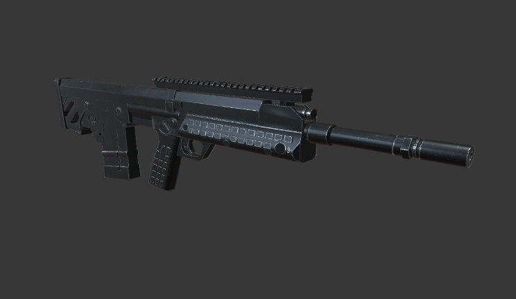 RFB步枪gltf,glb模型下载，3d模型下载
