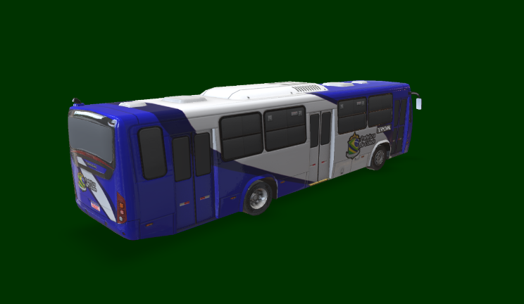 公交车gltf,glb模型下载，3d模型下载
