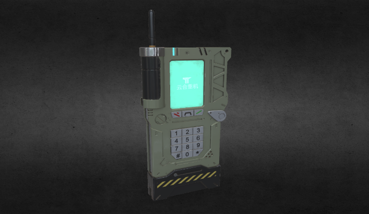 军用 GPS电子电器卫星电话,gps,军队gltf,glb模型下载，3d模型下载