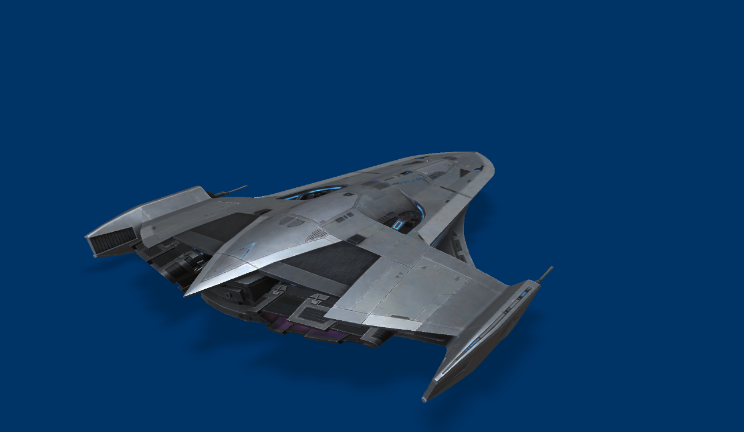 X-70B 幻影级原型机gltf,glb模型下载，3d模型下载