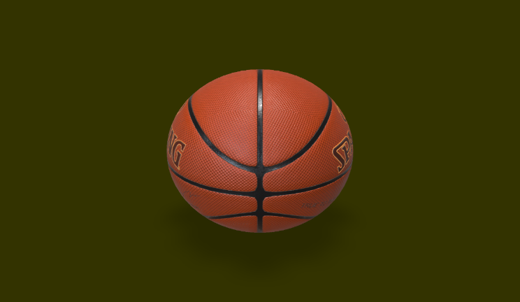 篮球gltf,glb模型下载，3d模型下载