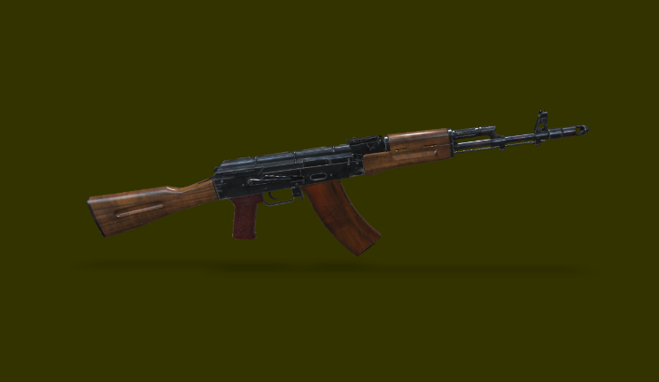 AK-74gltf,glb模型下载，3d模型下载