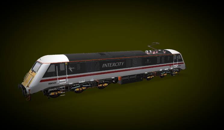 火车头车辆火车,高铁,交通工具gltf,glb模型下载，3d模型下载