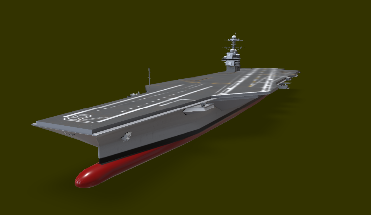 航空母舰gltf,glb模型下载，3d模型下载