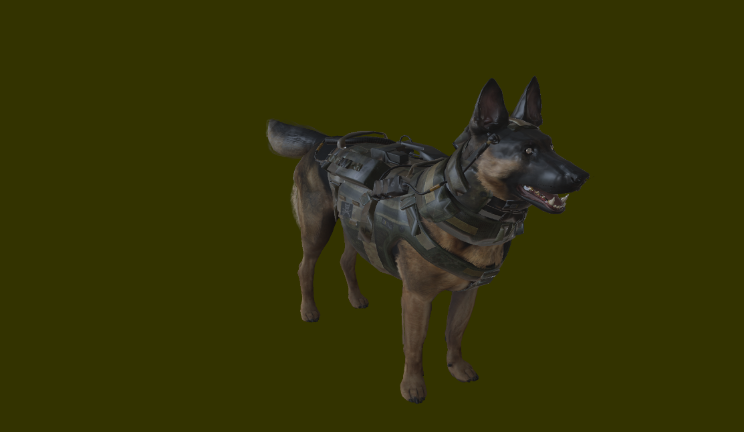 警犬动物动物,狗,搜救犬,狼狗gltf,glb模型下载，3d模型下载