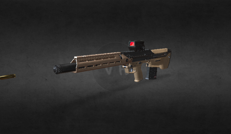 csgo突击步枪gltf,glb模型下载，3d模型下载