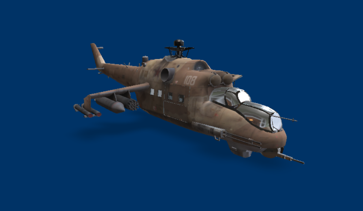 大型直升机gltf,glb模型下载，3d模型下载