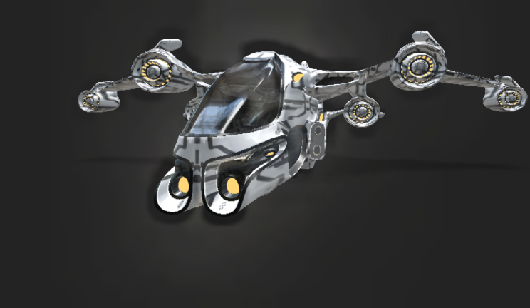 蜻蜓战斗机飞机航天飞机,科幻gltf,glb模型下载，3d模型下载