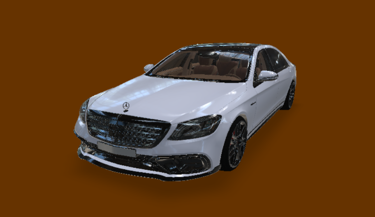  梅赛德斯-奔驰 gltf,glb模型下载，3d模型下载