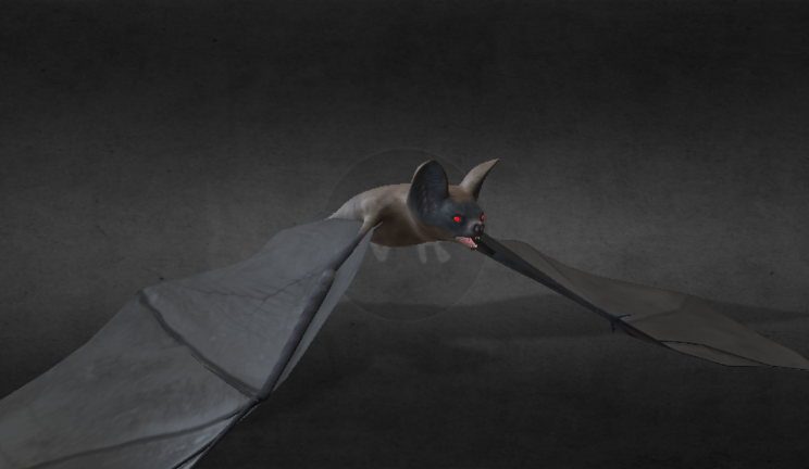 吸血蝙蝠动物动物,动画gltf,glb模型下载，3d模型下载
